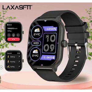 LAXASFIT NWT Smartwatch IP68 Waterproof, 2.01" Wireless Calling Wireless 5.3